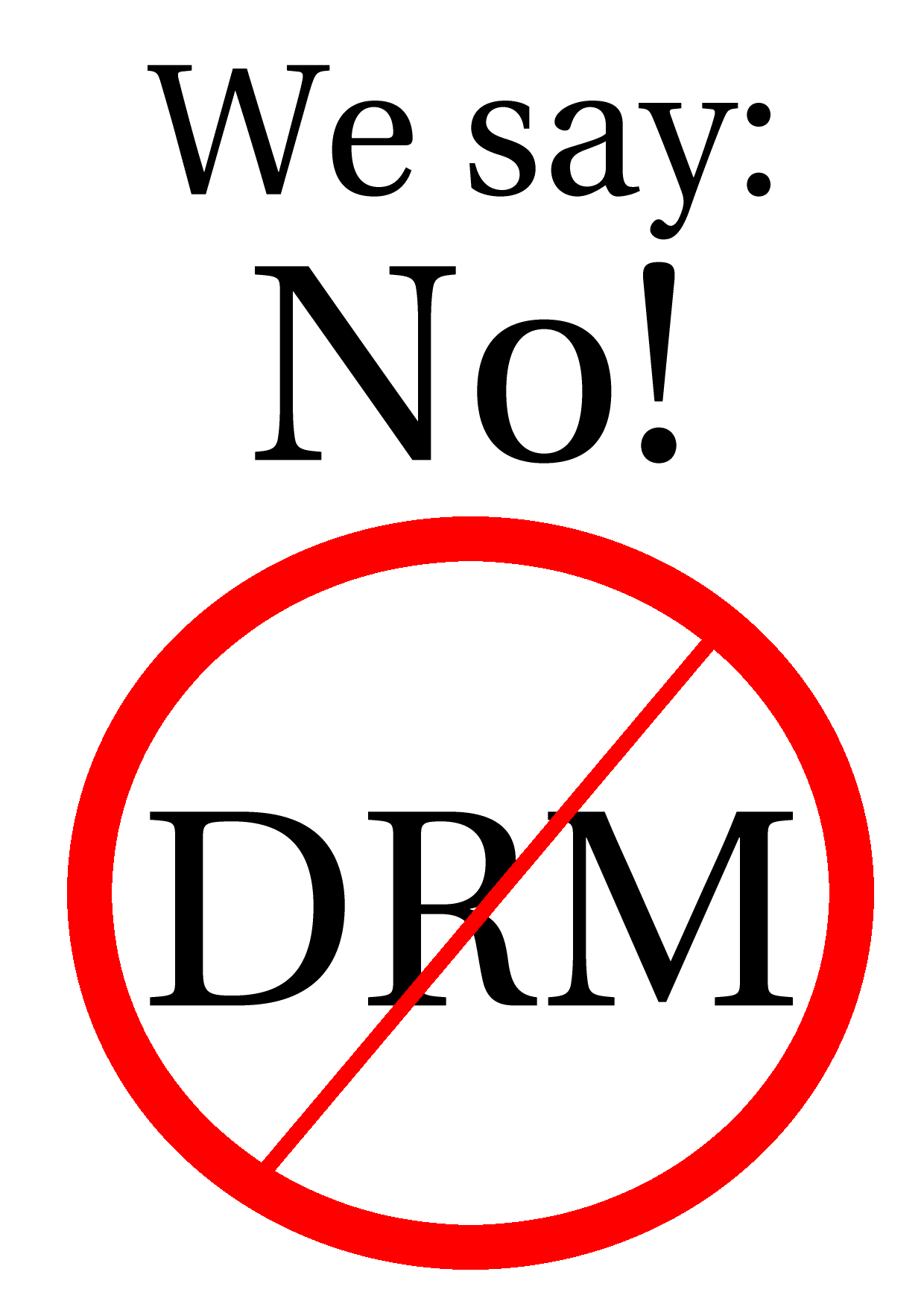 We say: No!